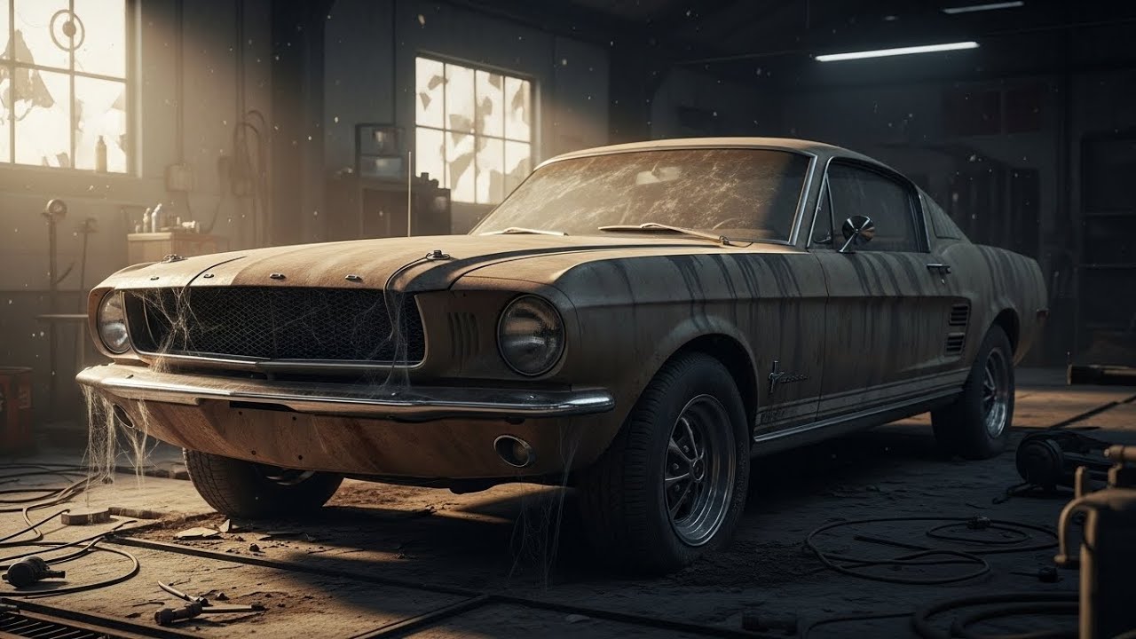 ASMR Car Restoration Full Rebuild of Ford Mustang Fastback 1967  Abandoned Condition to Looking New