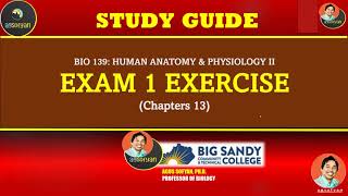 BIO 139: EXAM 1 EXERCISE (CHAPTER 13)