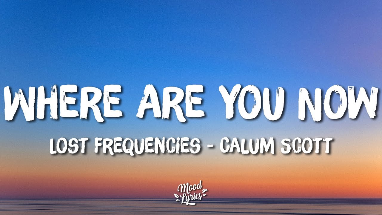 Lost Frequencies & Calum Scott – Where Are You Now Lyrics
