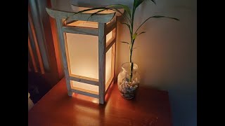 Shoji Lamp Build