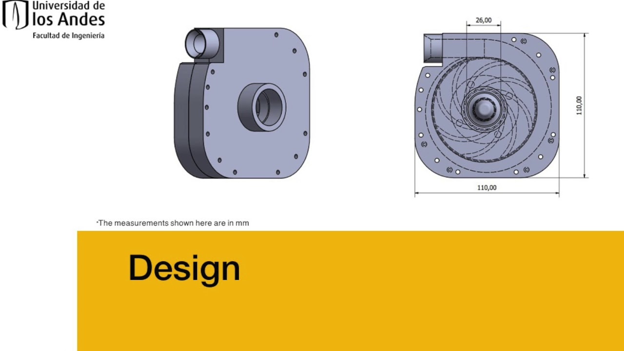 Diseño, construcción y simulación de una bomba centrifuga - YouTube