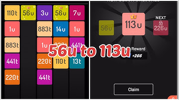 56u to 113u : X2 Blocks Gameplay | Electrifying!