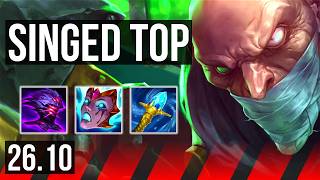 SINGED vs MALPHITE (TOP) | EUW Challenger | 26.10