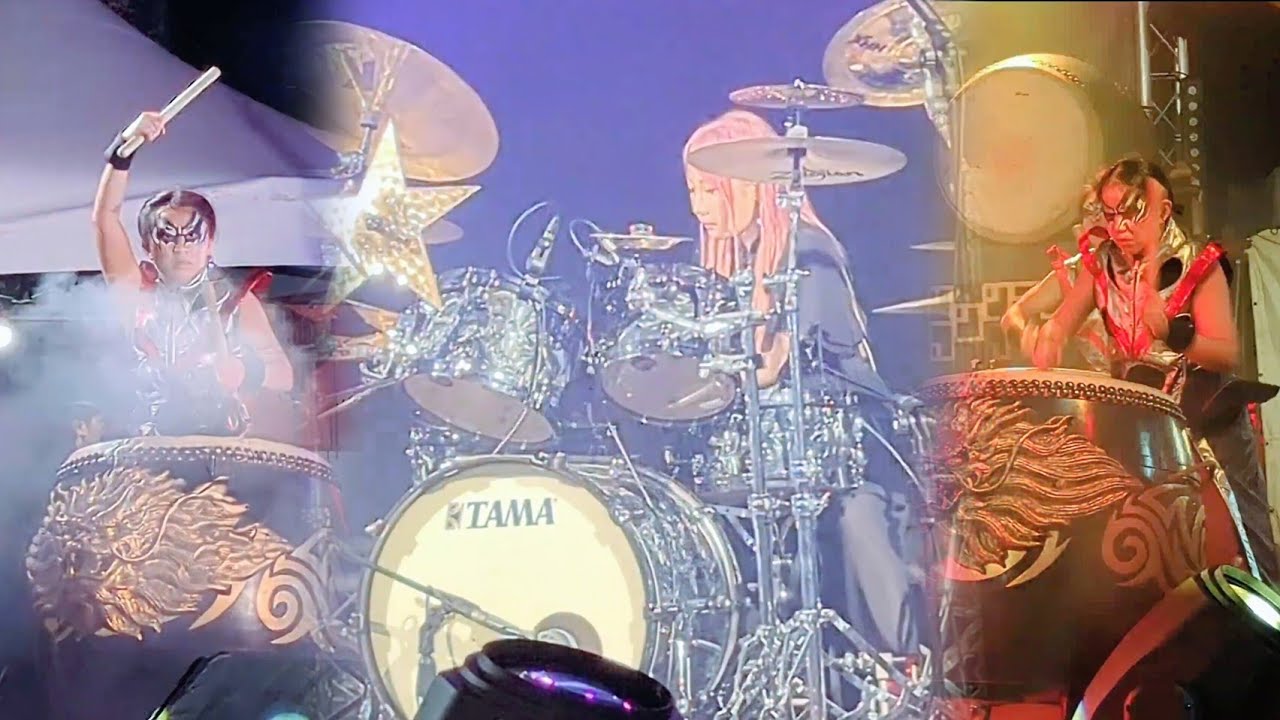 Haruna (日本女子金屬樂團LOVEBITES鼓手) ft.九天戰鼓🥁2025/12/31鼓神祭 台湾•台中