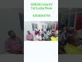 GREEN india EV MOTORS 1st Month Lucky Draw Live Video #green #india #ev MOTORS #viral #ytshorts