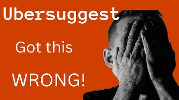 This Ubersuggest Error Will Ruin Your Keyword Research (You Must See This ASAP!!!)