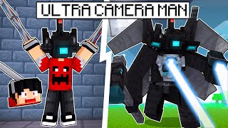 P3DRU virou o ULTRA CAMERAMAN no Minecraft por 24 HORAS!