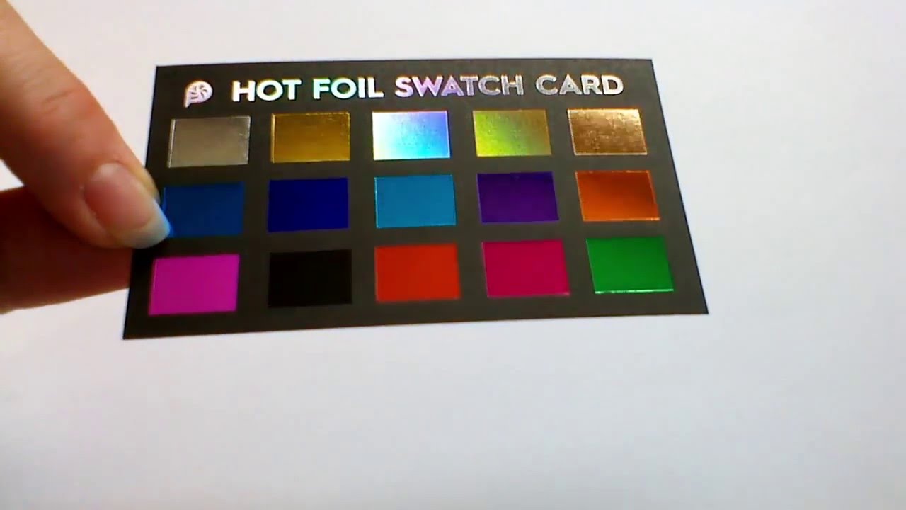 Foil Stamp Color Chart