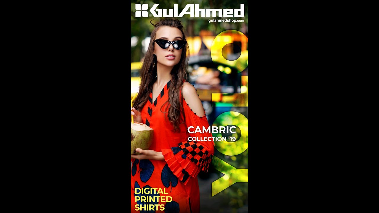 Gul Ahmed Printed Lawn Kurti