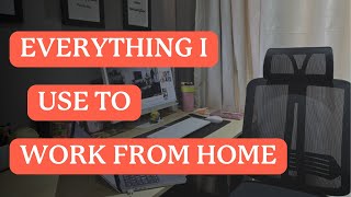 Remote Work Desk Tour 2025 🖥️ Minimal, Chic & Functional!