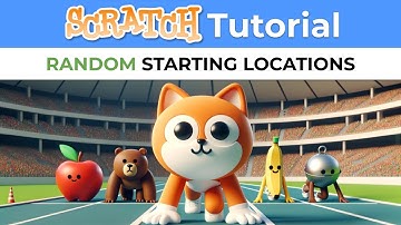 Scratch Tutorial - Random Starting Locations For Sprites