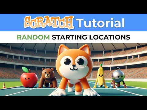 Scratch Tutorial - Random Starting Locations For Sprites