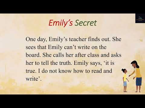Learn English Through Story - Emily's Secret - Short Story for beginners-   Game of Learning English