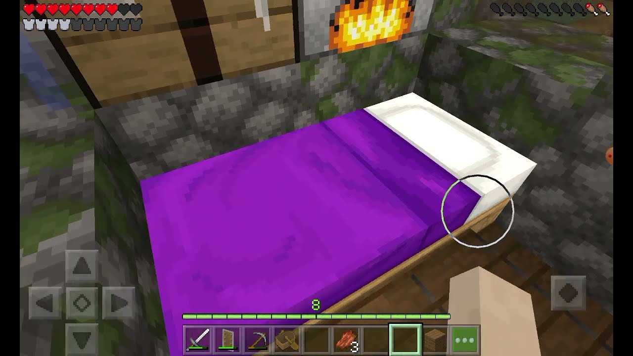 Minecraft Gizemli köyde 1 gece kaldım 