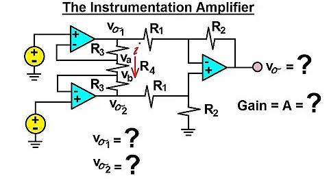 In this video I will explain and find the V(output) of the instrumentation amplifier.