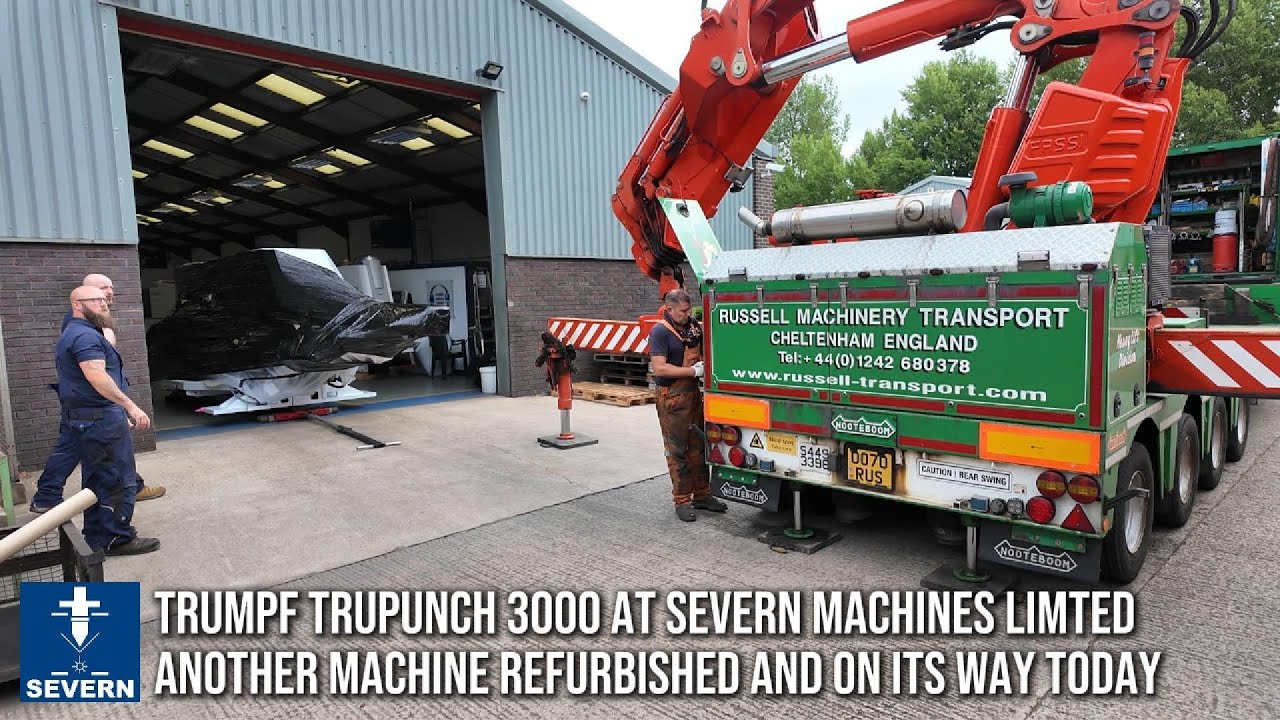 TRUMPF TruPunch 3000 Loadout At Severn Machines Limited