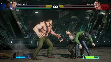 Marvel vs. Capcom: Infinite - AIM Brella: Frank West & Chris Redfield vs Mike Haggar Fight Gameplay