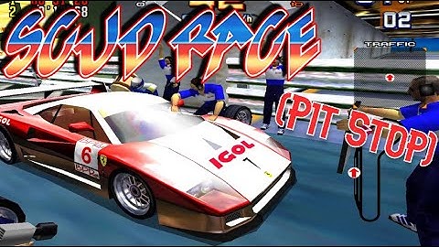 Scud Race/Sega Super GT Plus: Beginner Night Course All Car Pit Stop (Number 6)