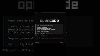 Opencode muestra que existe alternativas gratuitas muy capaces 🙌🏽 #ia #opencode #claudecode #python