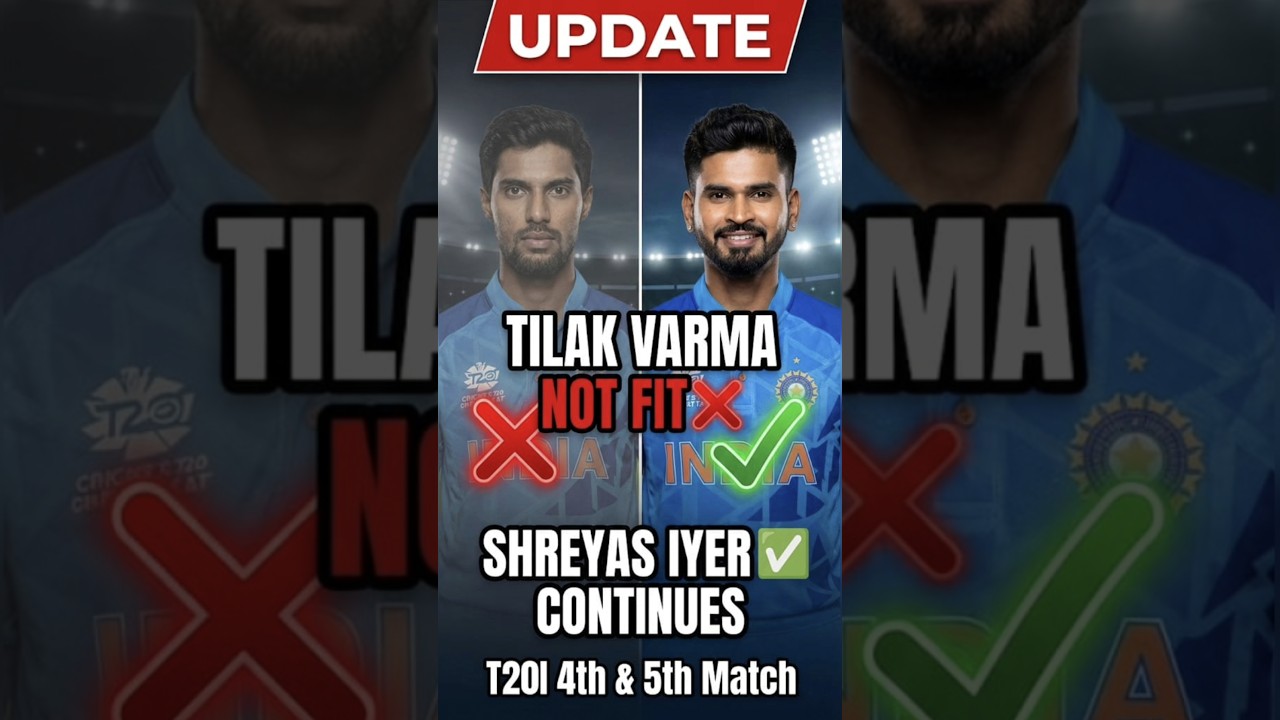 Tilak Varma 🔥 update NZ T20 Series & T20 World Cup 2026!! 