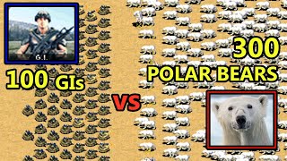 100 GIs vs 300 Bears - Red Alert 2