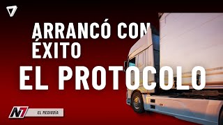 Arrancó Con Éxito El Protocolo De Camiones En El Paso Cristo Redentor