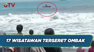 17 Wisatawan Terseret Ombak di Pantai Pelabuhanratu, Sukabumi