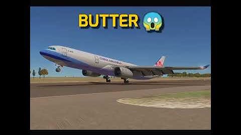 Butter landing in Airbus A330 , RFS real flight simulator smooth landing (-0fpm) #swiss001landing