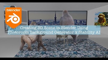 BSLIVE / Using Blender and Photoroom Stability AI to Make 3D Imaginary Virtual Comics