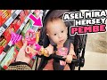 ASEL MİRA MARKETTEKİ PEMBE OLAN HERŞEYİ ALDI !! BAHAR BANU ALYA !!