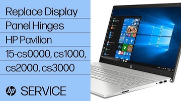 Replace the Display Panel Hinges | HP Pavilion 15-cs0000, cs1000, cs2000, cs3000 Laptop PC | HP