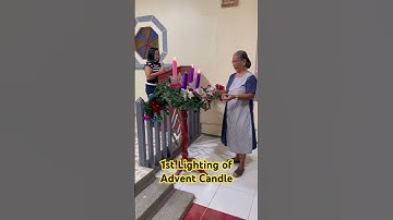 Day 1 Lighting of Advent Candle