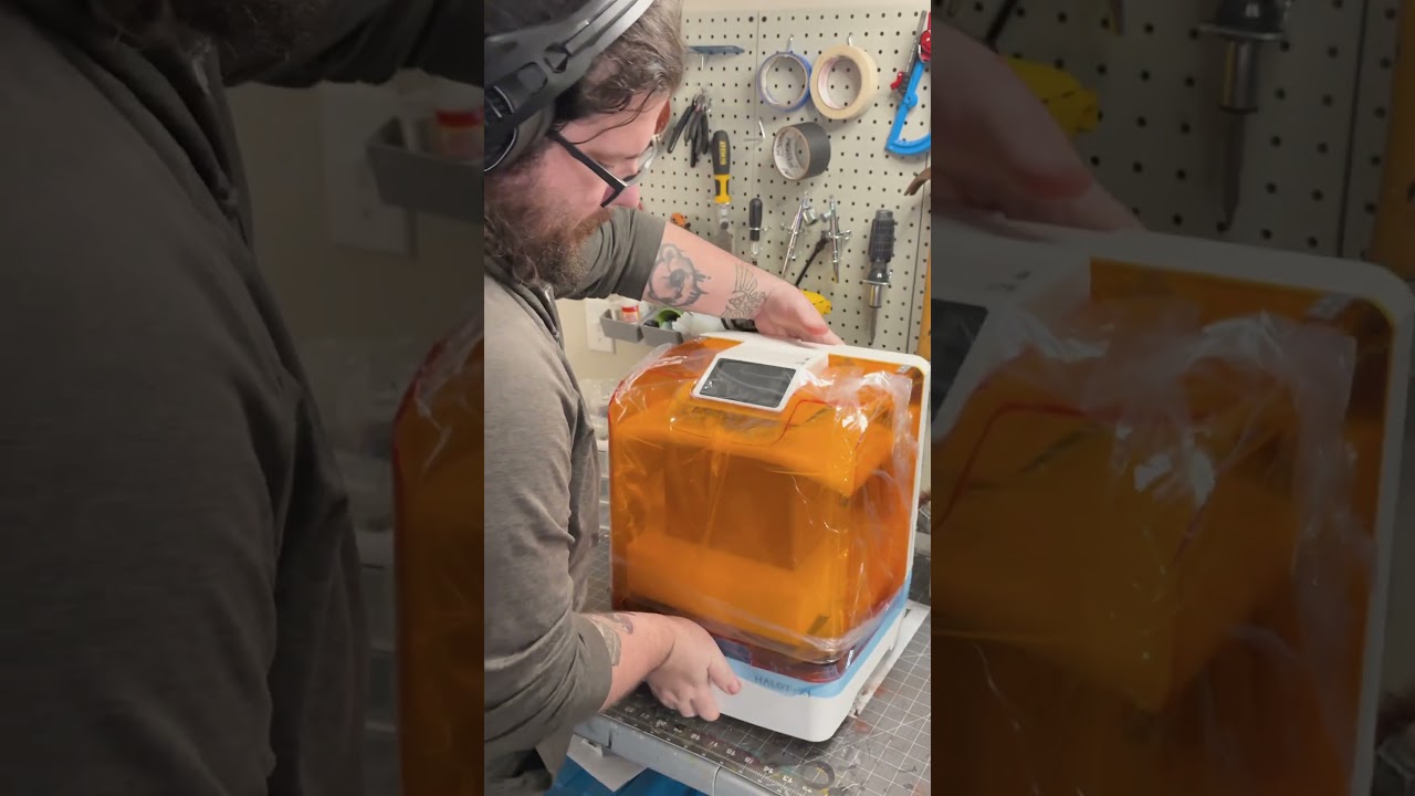 Check out my unboxing of the Halot X1 Resin 3D Printer #creality #halotx1 #resinprinter #3dprinting