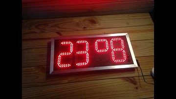 ★Reloj LED★ Hora Minutos y Temperatura - www.LEDFACIL.com.ar
