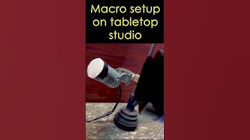 Macro setup on tabletop studio #shorts