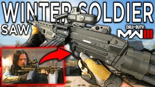 Winter Soldier M249 SAW Para from Captain America Civil War - Modern Warfare 3 Multiplayer Gameplay