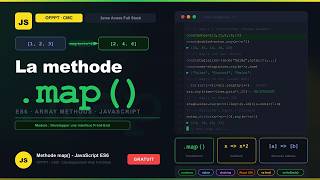 La methode map() JavaScript - Transformer vos tableaux | Capsule ES6 (OFPPT / CMC)