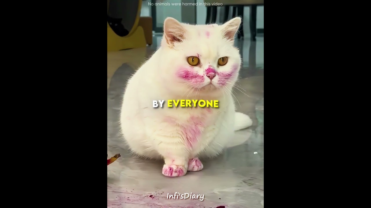 The Purple Cat 💜🐱 #shorts - YouTube