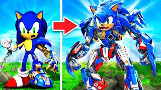 From Sonic To TRANSFORMER SONIC In GTA 5!