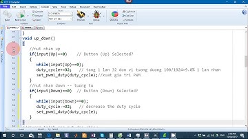 Bài 6 - Lập trình PWM điều khiển tốc độ động cơ bằng L298 hiển thị LCD dùng PIC16f877A