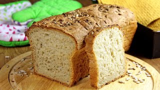 Best Homemade Bread without kneading - Very simple | Smaczne-Przepisy.TV