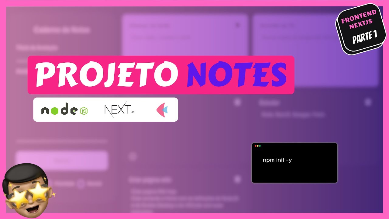 Projeto Notes - Frontend em Nextjs - Parte 1 - YouTube