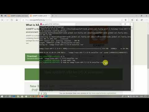 Debian linux-ზე xampp სერვერის დაყენება