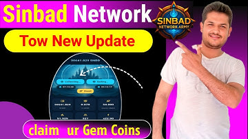 Sinbad Network New Update || Claim You Are C Gem Coins || Ali Online Erning 593