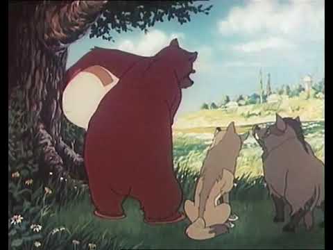 Украинская сказка Ивана Франко про Крашеного Лиса🦊 | 1953 | Советские мультфильмы
