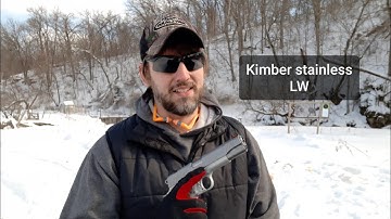 Cover Image for Kimber 1911 stainless LW. First shots and impressions