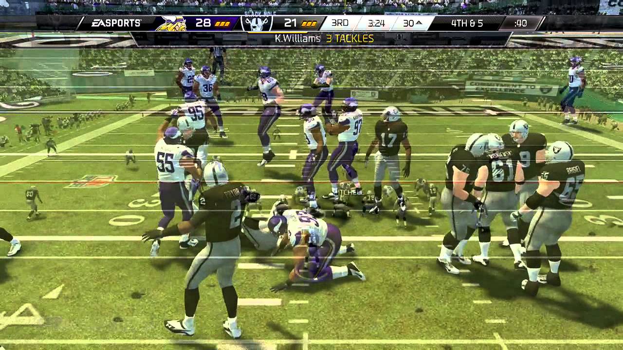 Madden 25 Next Gen. Ranked Game Vikings vs. Raiders: Stiffmeister12 top 20 opponite.