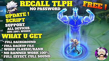 NEW! Script Recall Tim Liquid Ph No Password || Full Voice || Full Effect