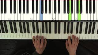 The Scientist, Coldplay, piano