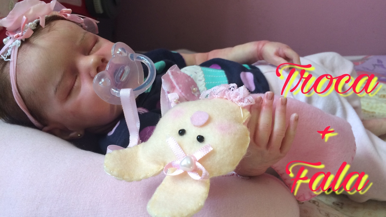 Troca bebe reborn mais fala! Helena!